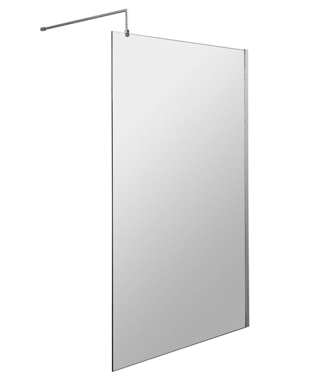 Nuie Semi-Frameless Wetroom Screen – 1950mm High – 30mm, 700mm, 760mm, 800mm, 900mm, 1000mm, 1100mm, 1200mm & 1400mm