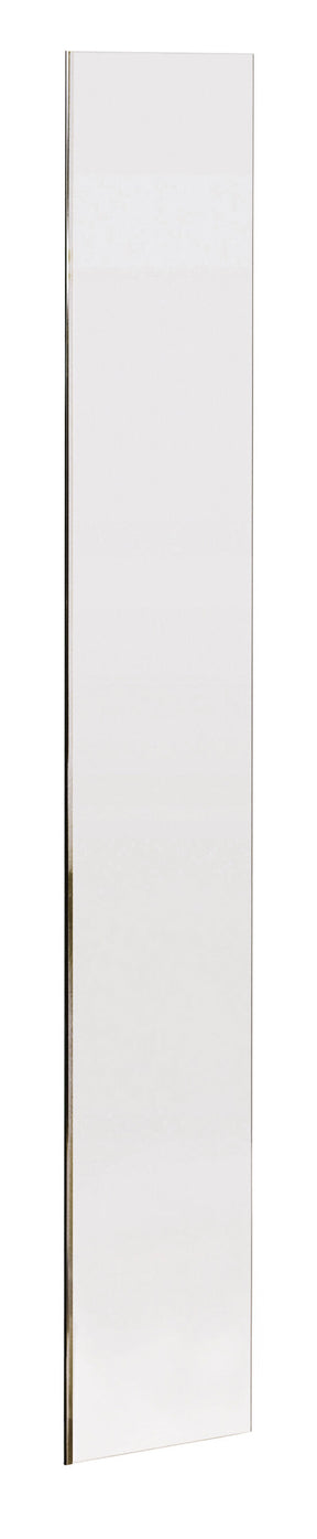 Nuie 200mm Semi-Frameless Minimal Fixed Wetroom Return Screen – Chrome