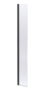 Nuie 320mm Semi-Frameless Wetroom Screen – 1950mm High – Matt Black