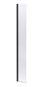 Nuie 320mm Semi-Frameless Wetroom Screen – 1950mm High – Matt Black