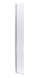 Nuie 320mm Semi-Frameless Concealed Hinged Wetroom Screen With Support Bar – Chrome
