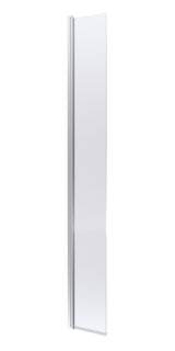 Nuie 320mm Semi-Frameless Concealed Hinged Wetroom Screen With Support Bar – Chrome