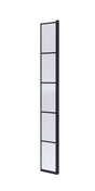 Nuie 320mm Framed Wetroom Screen – 1950mm High – Matt Black