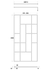 Nuie Semi-Frameless Wetroom Screen – 1950mm High – 700mm, 760mm, 800mm, 900mm, 1000mm, 1100mm, 1200mm & 1400mm, photo 6
