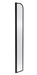 Nuie 30mm Semi-Frameless Wetroom Screen – 1559mm High – Matt Black