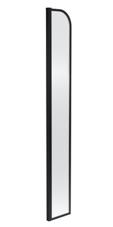 Nuie 30mm Semi-Frameless Wetroom Screen – 1559mm High – Matt Black