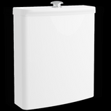 AKW Navlin Low Level Cistern With Raised Push Button Flush & Flush Pipe (23549)