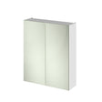 Nuie Fusion 2 Door Wall Hung Mirror Cabinet – 600mm & 800mm, photo 2