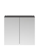 Nuie Fusion 800mm 2 Door Wall Hung Fitted Mirror Cabinet (50/50), photo 3