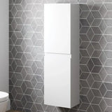 Kartell K-VIT Options 24 Wall Mounted Side Unit – White Gloss & Matt Cool Grey (OPTWMSU-WT)(OPTWMSU-CG)