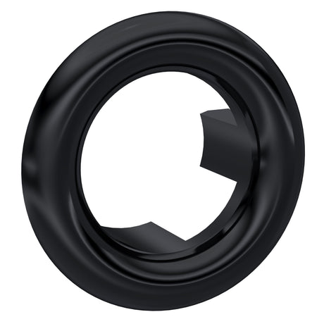 Nuie Round Basin Overflow Cover – Black or Brushed Brass