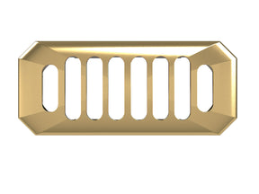 Nuie Carlton Basin Overflow Grill – Brushed Brass