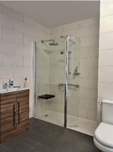 AKW Opulence 300mm Hinged Glass Flipper Panel Non Handed (09FH-300FP)