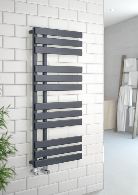 Kartell K-VIT Oregon towel rail in textured grey