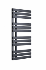 Kartell K-VIT Oregon textured grey towel rail with open-ended flat bars