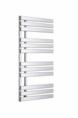 Kartell K-VIT Oregon chrome towel rail with open-ended flat bars