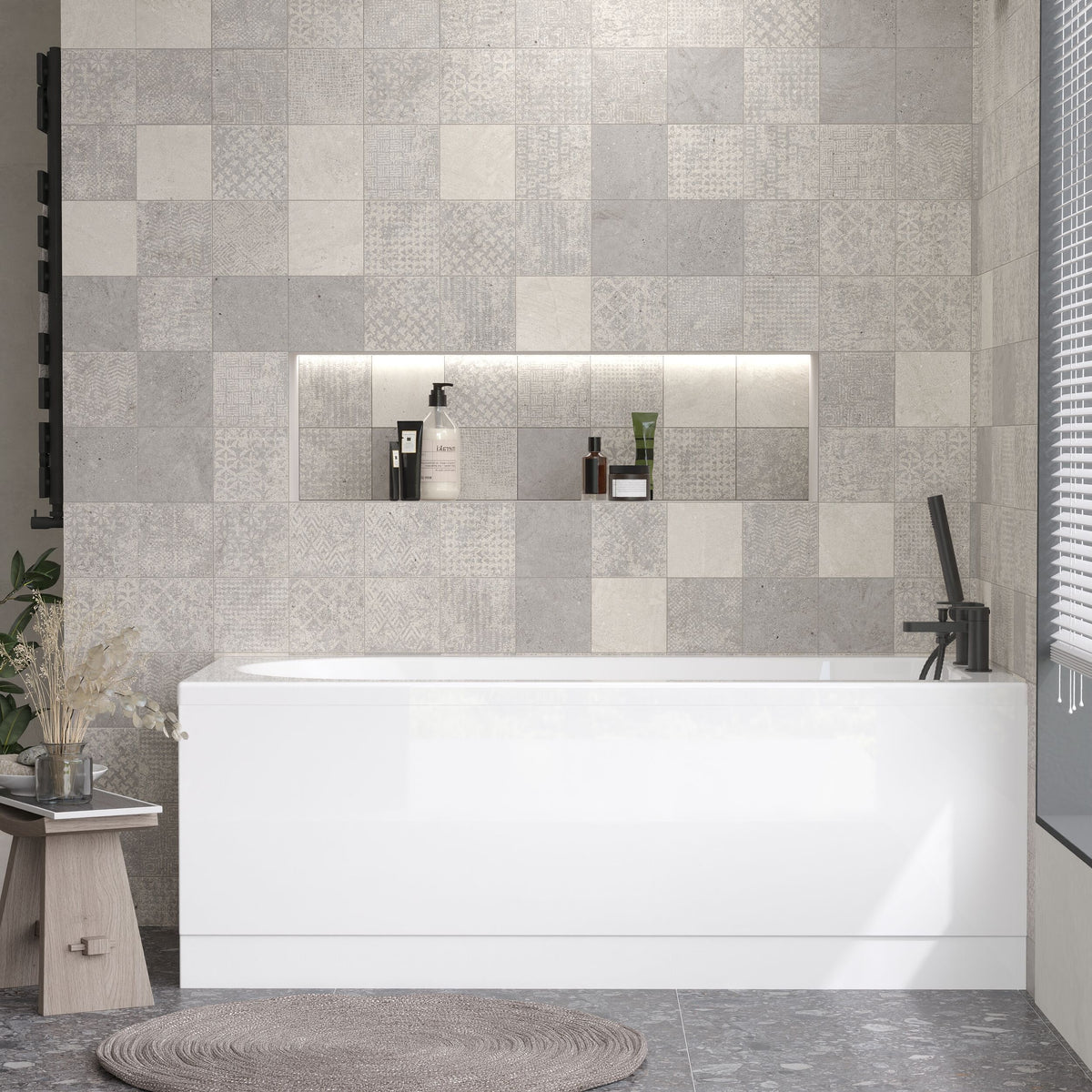 Nuie Acrylic Front Bath Panel – 1500mm, 1600mm, 1700mm & 1800mm