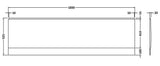 Nuie Acrylic Front Bath Panel – 1500mm, 1600mm, 1700mm & 1800mm, photo 6