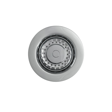 Nuie Top Fix Basket Strainer Basin Waste With Overflow – Chrome, Brushed Brass or Matt Black, photo 2