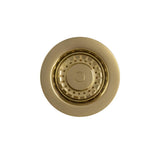 Nuie Top Fix Basket Strainer Basin Waste With Overflow – Chrome, Brushed Brass or Matt Black, photo 3