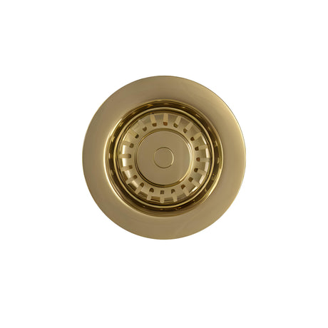 Nuie Top Fix Basket Strainer Basin Waste With Overflow – Chrome, Brushed Brass or Matt Black, photo 3