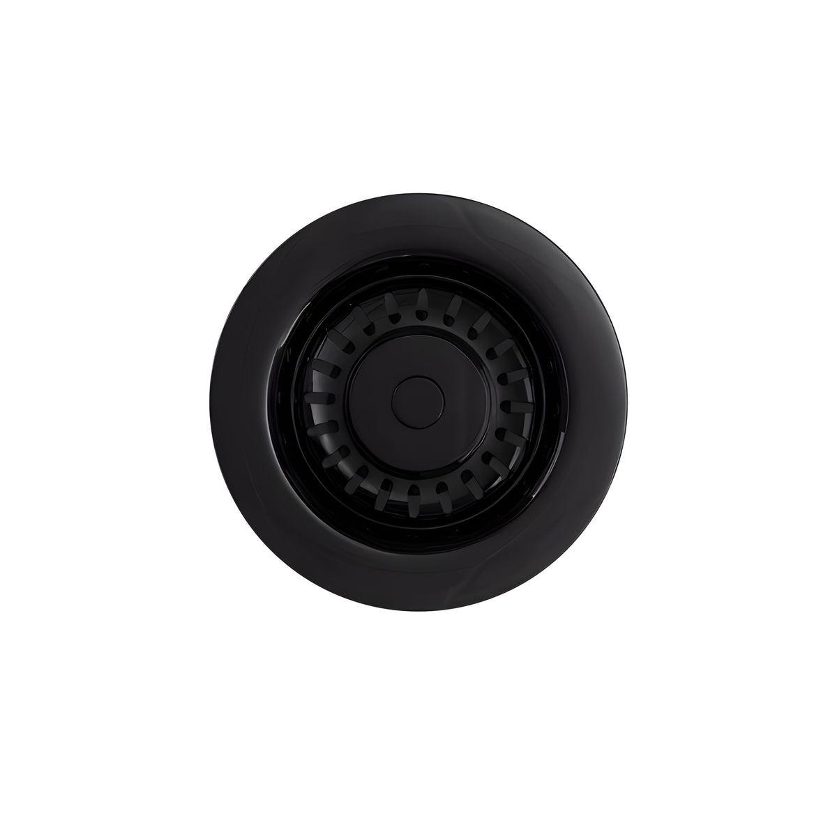 Nuie Top Fix Basket Strainer Basin Waste With Overflow – Chrome, Brushed Brass or Matt Black, photo 4