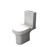Kartell K-VIT Ozone Round Close Coupled Rimless Pan- White Gloss (POT020OZ)