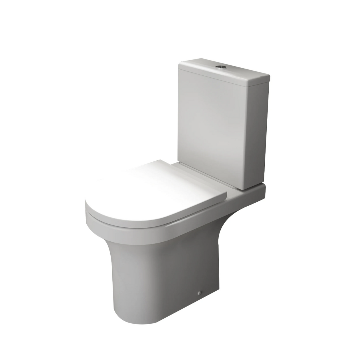 Kartell K-VIT Ozone Round Rimless Comfort Height WC Pan- White Gloss (POT023OZ)