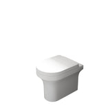 Kartell K-VIT Ozone Round Rimless Back To Wall WC Pan- White Gloss (POT025OZ)
