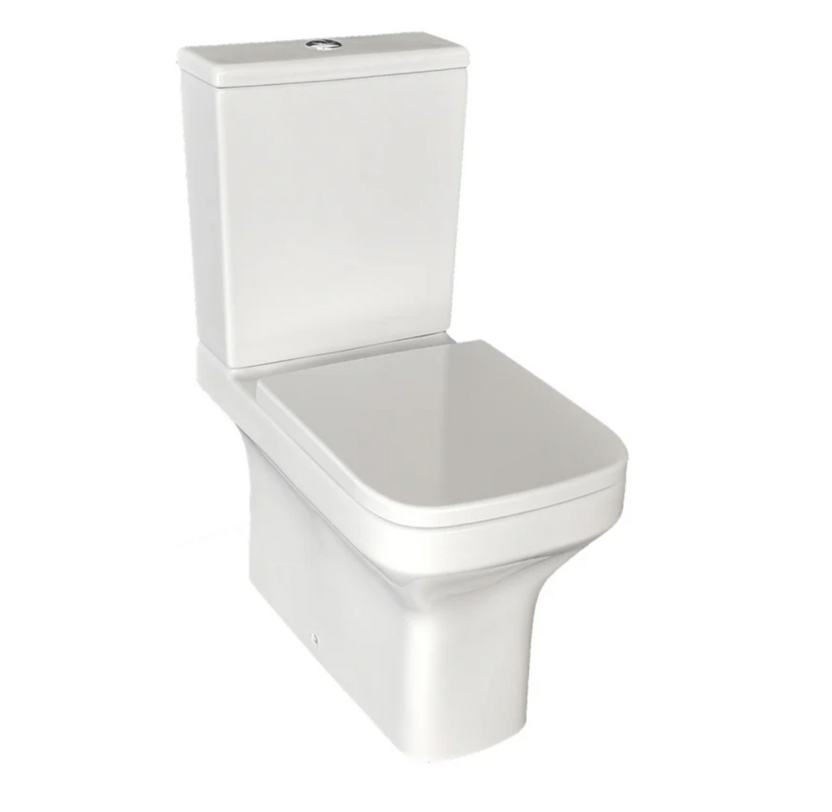 Kartell K-VIT Ozone Square Rimless Close To Wall WC Pan- White Gloss (POT028OZ)