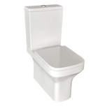 Kartell K-VIT Ozone Square Rimless Close To Wall WC Pan- White Gloss (POT028OZ)