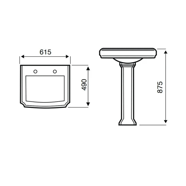 Kartell K-VIT Astley Full Pedestal- White Gloss (POT037AS)