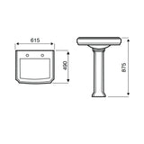 Kartell K-VIT Astley Full Pedestal- White Gloss (POT037AS)