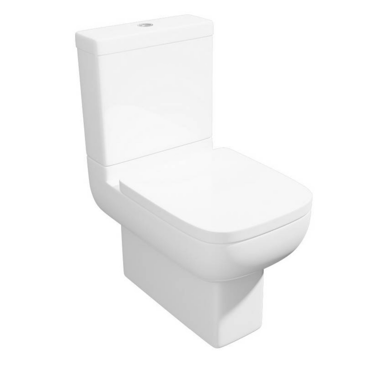 Kartell K-VIT Options 600 Close to Wall Close Coupled Rimless WC Pan- White Gloss (POT070OPR)