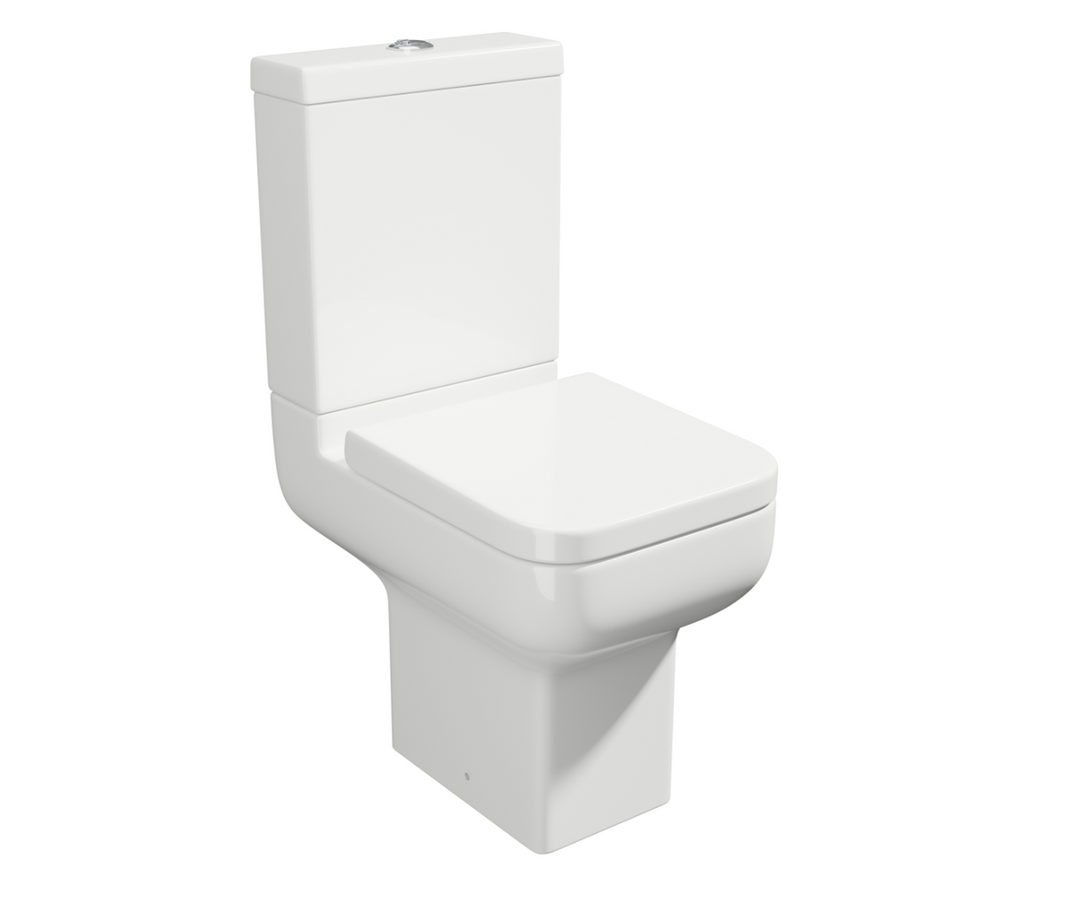 Kartell K-VIT Options 550 Rimless Short Projection WC Pan- White Gloss (POT078OPR)