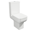 Kartell K-VIT Options 550 Rimless Short Projection WC Pan- White Gloss (POT078OPR)