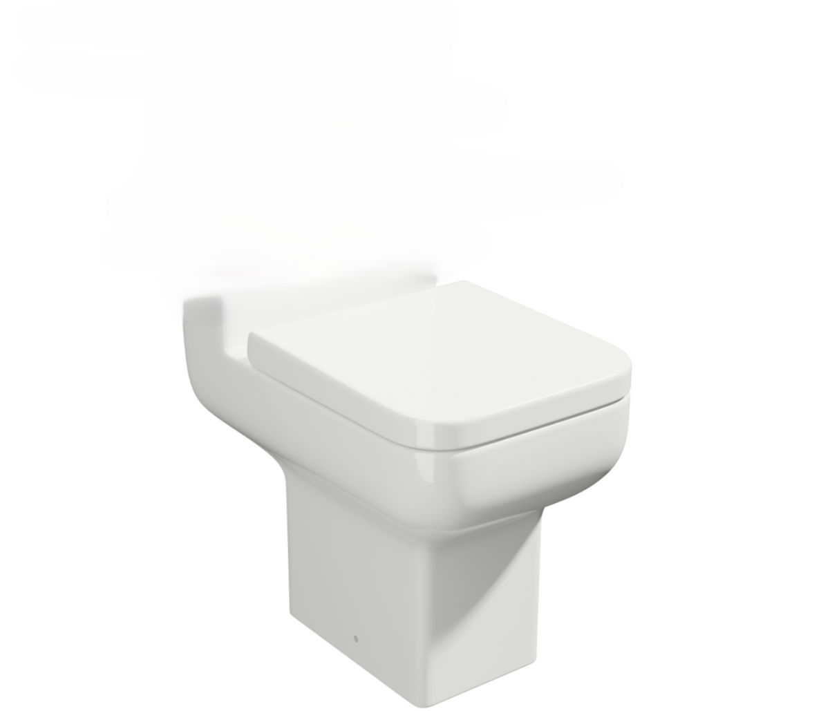 Kartell K-VIT Options 550 Soft Close Seat- White Gloss (POT079OPR)