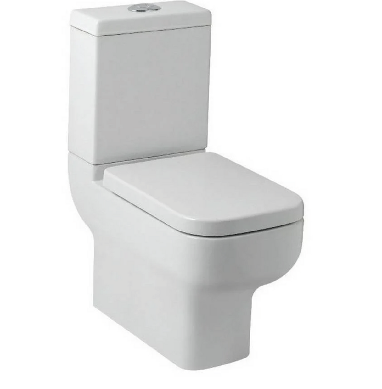 Kartell K-VIT Options 600 Rimless Close Coupled WC Pan (Cistern & Seat Options) - White Gloss (POT080OPR)