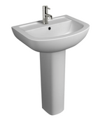Kartell K-VIT Series 600 Round Full Pedestal- White Gloss (POT451SE)