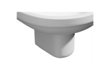 Kartell K-VIT Series 600 Round Semi Pedestal- White Gloss (POT452SE)