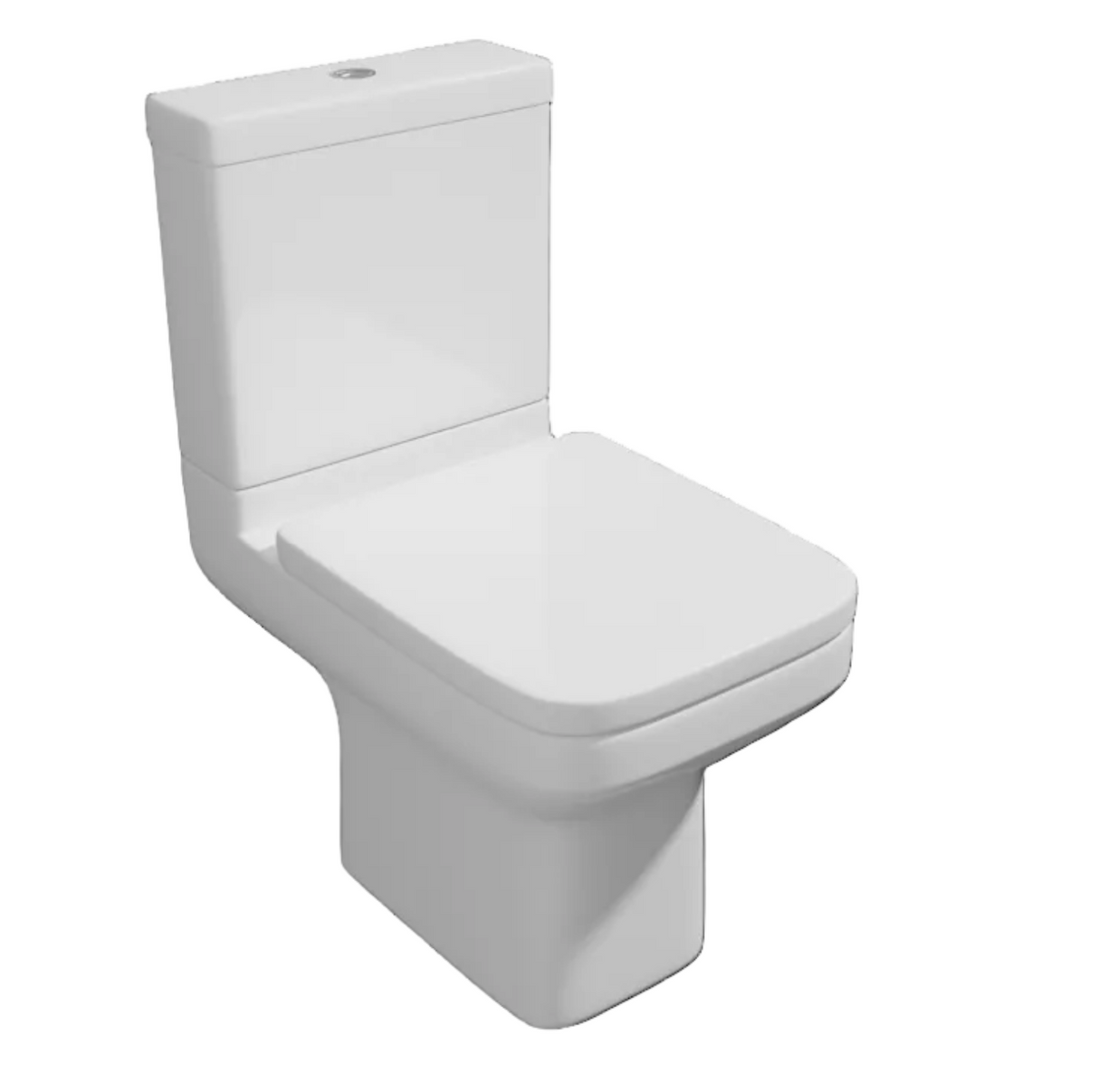 Kartell K-VIT Trim Close Coupled WC with Soft Close Seat- White Gloss (POT471TR-POT472TR)