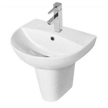 Kartell K-VIT Kameo Semi Pedestal in white gloss ceramic - POT533KA