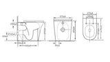 Kartell K-VIT Kameo Back to Wall Pan - White Gloss (POT537KA)