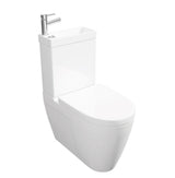 Kartell K-VIT Combi 2 in 1 Cistern, Basin, WC Pan & Mixer Tap- White Gloss (POT955CM-POT960CM)
