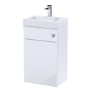 Nuie Athena 2 In 1 500mm Vanity & WC Unit With Basin & Concealed Cistern, photo 2