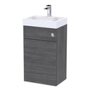 Nuie Athena 2 In 1 500mm Vanity & WC Unit With Basin & Concealed Cistern, photo 3