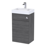 Nuie Athena 2 In 1 500mm Vanity & WC Unit With Basin & Concealed Cistern, photo 3