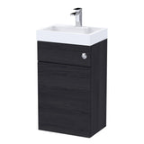 Nuie Athena 2 In 1 500mm Vanity & WC Unit With Basin & Concealed Cistern, photo 4