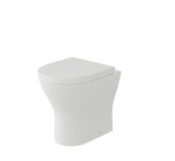 Kartell K-VIT Primo Round Rimless Back To Wall Pan and Soft Close Seat- White Gloss (PRI-BTW-RO-PRI-SEAT-RO)
