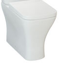 Kartell K-VIT Primo Square Rimless Fully Shrouded Comfort Height Pan-White Gloss (PRI-CH-SQ)